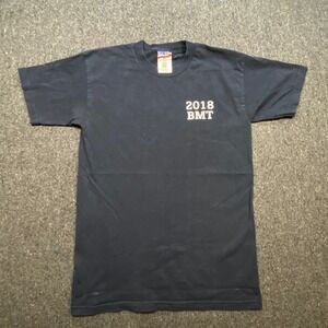 Union Made IBEW Mens Medium Navy Blue 2018 BMT Graphic T-Shirt USA Made Cotton